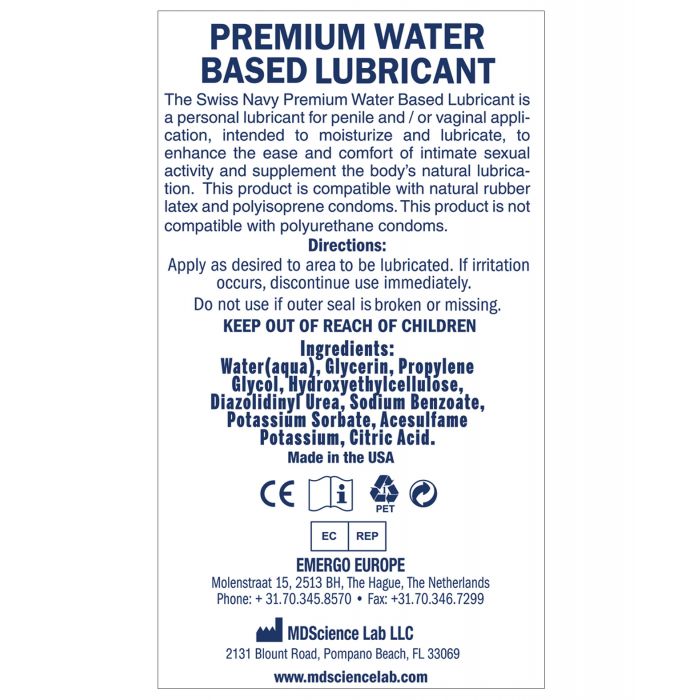 Water Based Lube – product image 2 – SKU 6755-28