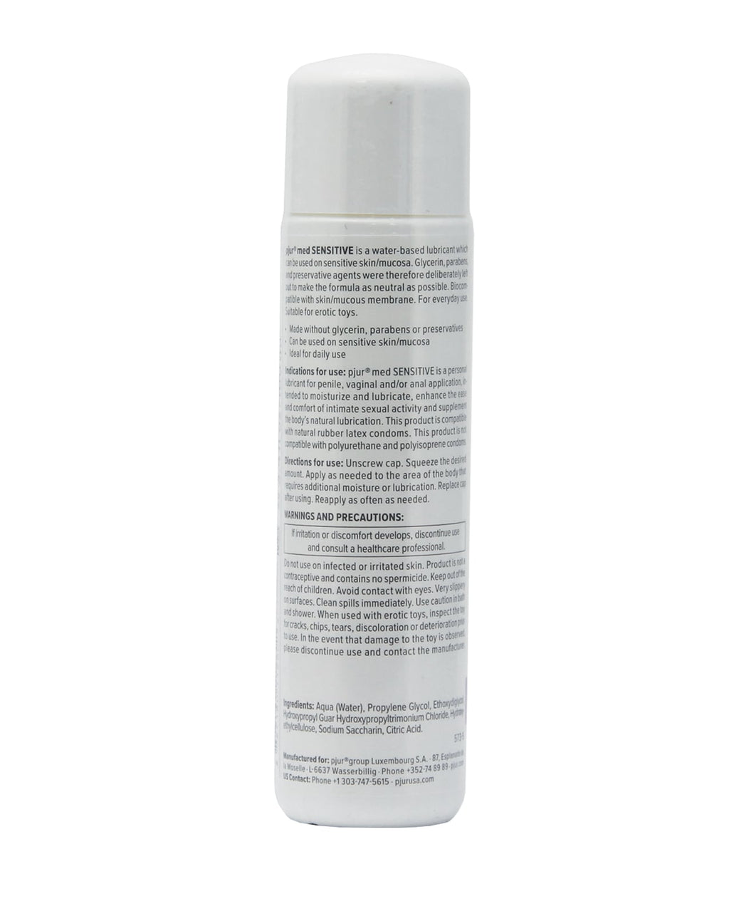 Med Sensitive Glide Water Based Personal Lubricant – product image 2 – SKU 6762-26