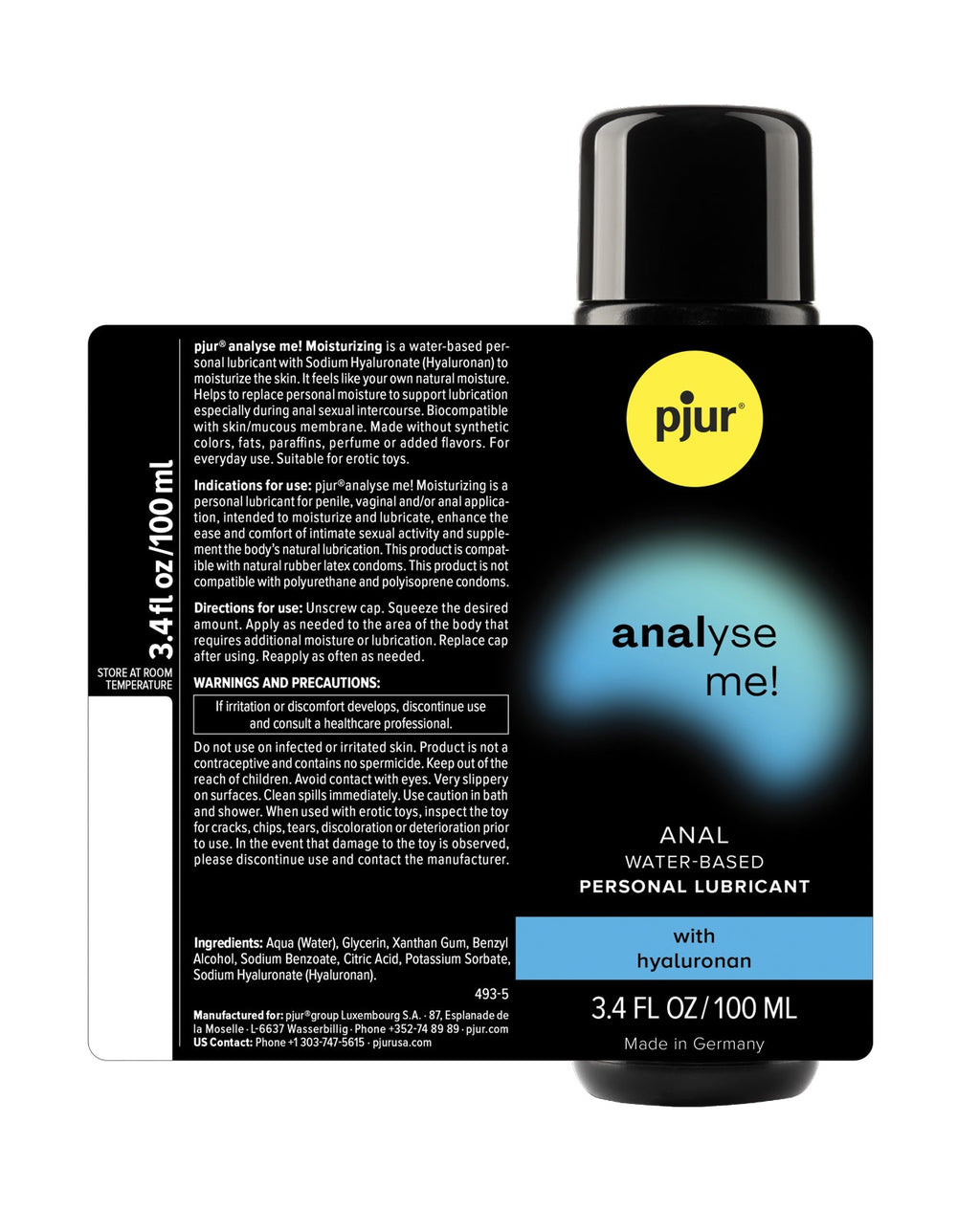 Analyse Me Water Based Personal Lubricant – product image 2 – SKU 6764-1