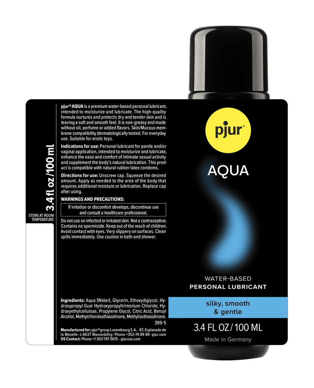 Aqua Personal Water Based Personal Lubricant – product image 2 – SKU 6765-24