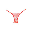 Adore Lace Enchanted Belle Panty Red O/S – product image 2 – SKU AA1005-RD-OS