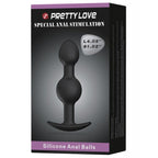 Pretty Love 4.05" Silicone Anal Plug w/Ball – product image 1 – SKU BI-040034