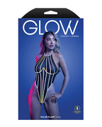 Solar Flare Flash Reflective Binding Halter Tie Teddy – product image 3 – SKU FTGL2542-BK-ML