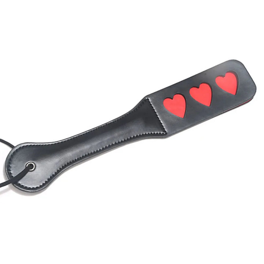 Hollow-Out BDSM Paddle With Split Flogger – image 2