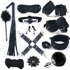 BDSM Bondage Set with Rabbit-Tail Plug and 10-Speed Vibrator – image 3