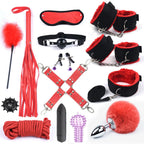 BDSM Bondage Set with Rabbit-Tail Plug and 10-Speed Vibrator – image 2