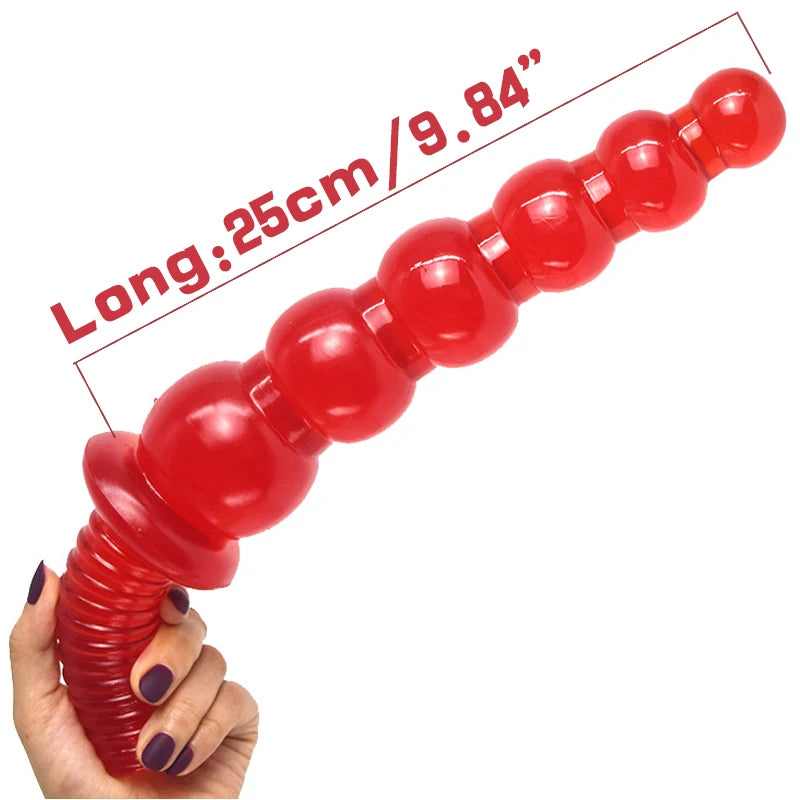 Gourd-Shaped Anal Plug with Handle – image 4