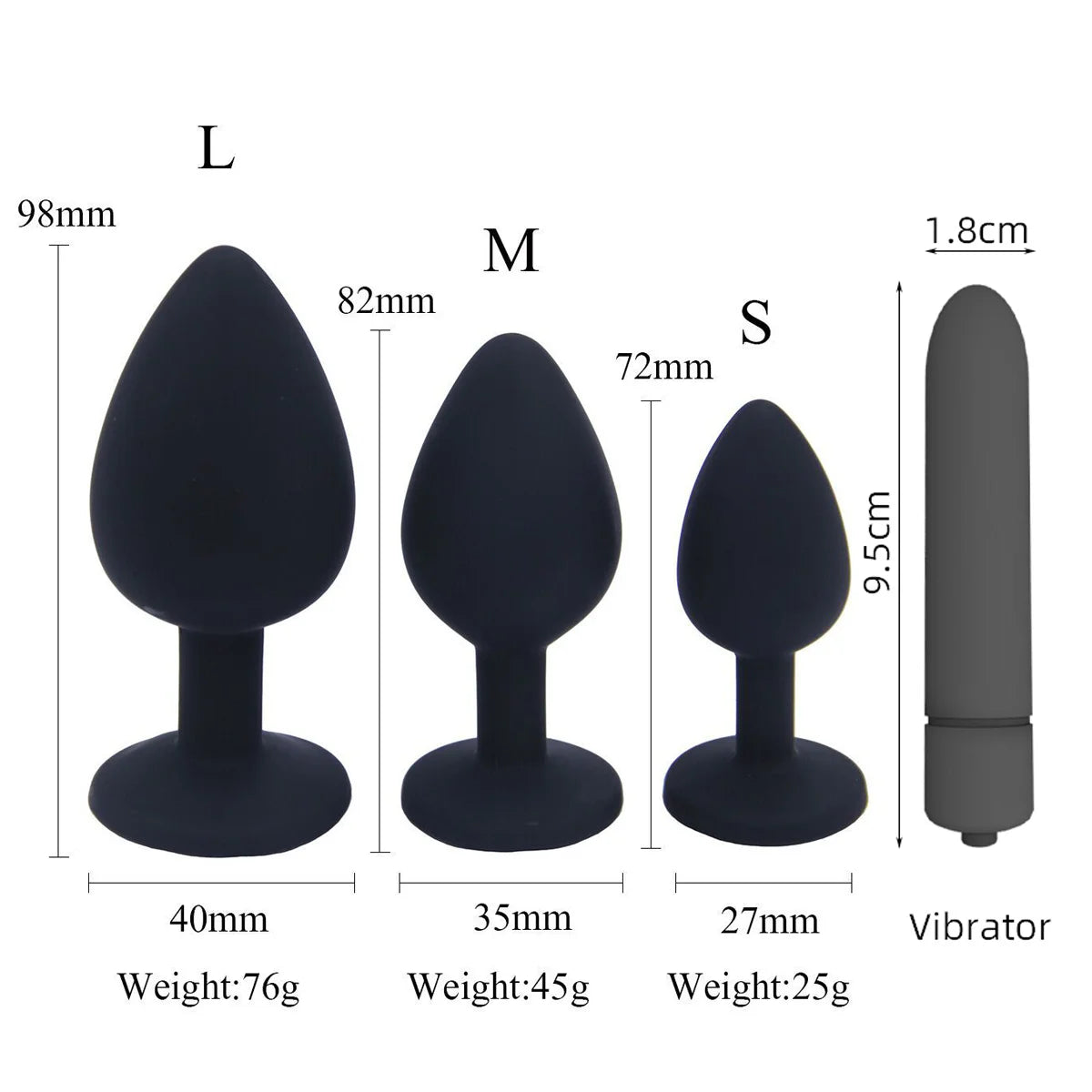 Silicone Anal Plug for Adult Stimulation – image 2