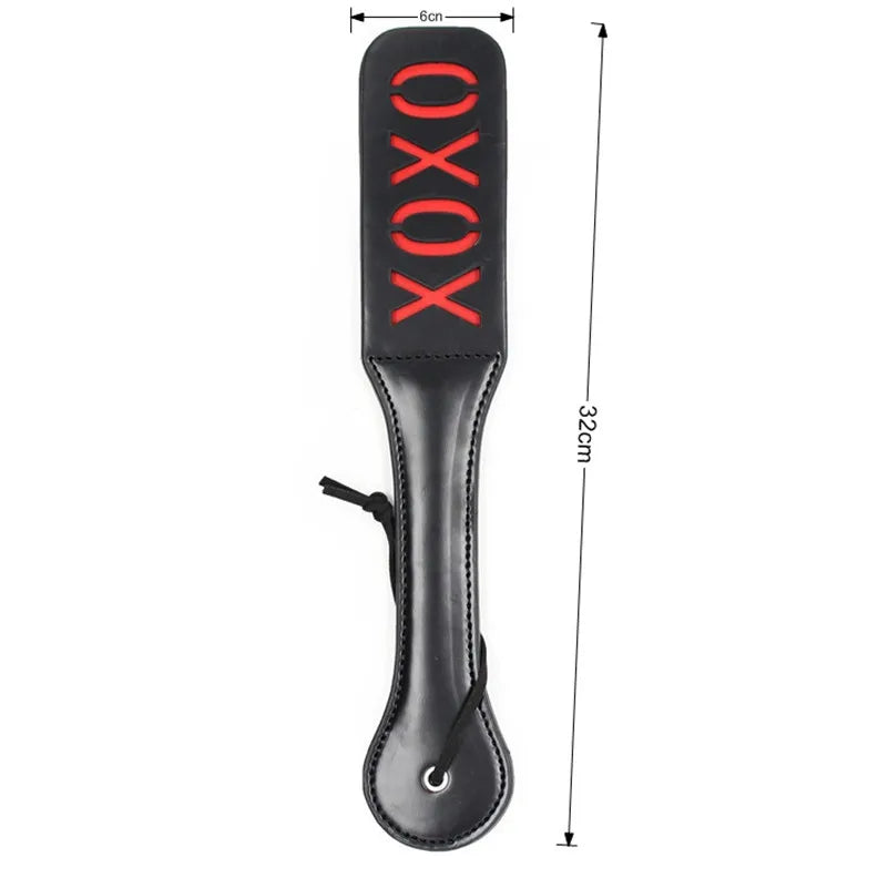 Hollow-Out BDSM Paddle With Split Flogger – image 4