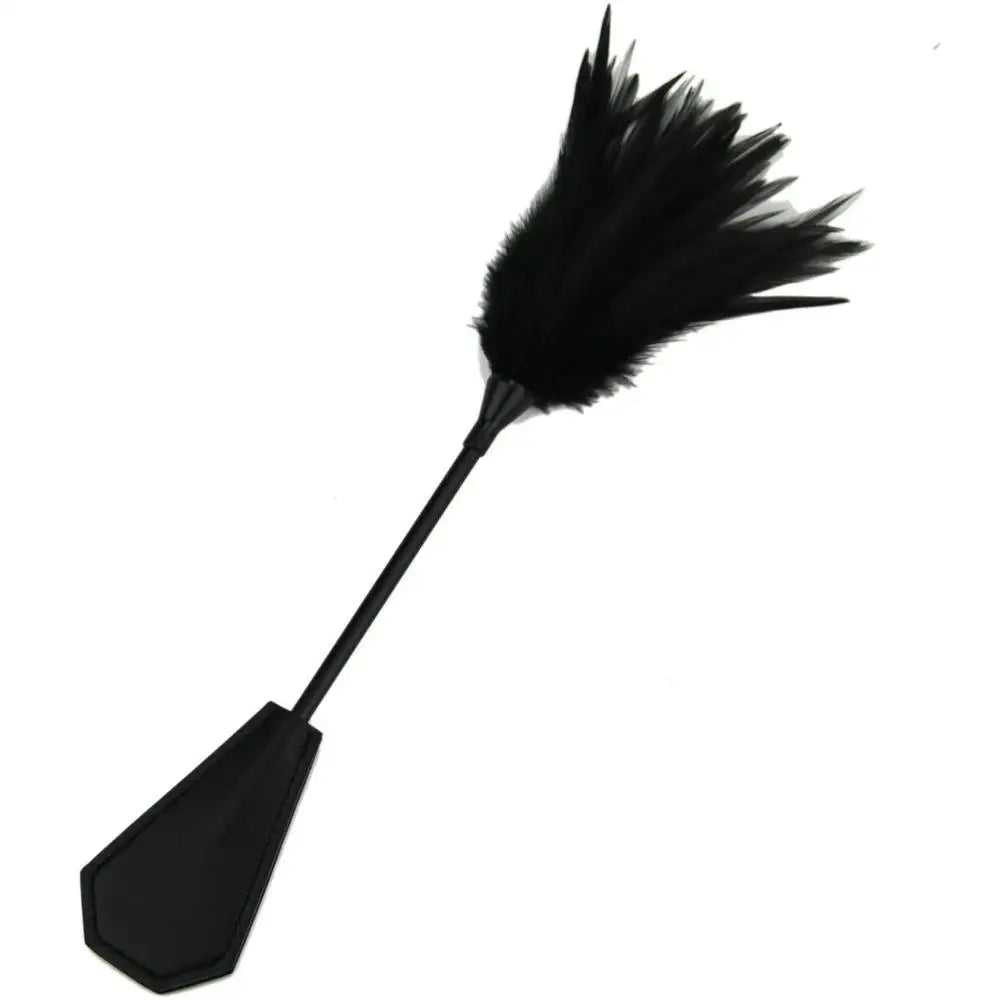 Feather Tickling Whip for BDSM and Bondage Play, 33cm – image 7