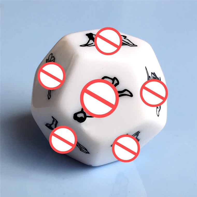 12-Sided Glow Sex Dice Game – image 1