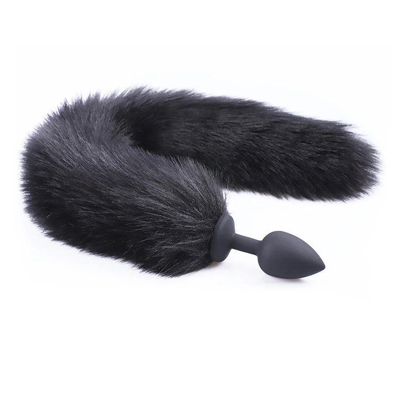 Fox Tail Metal and Silicone Butt Plug – image 4