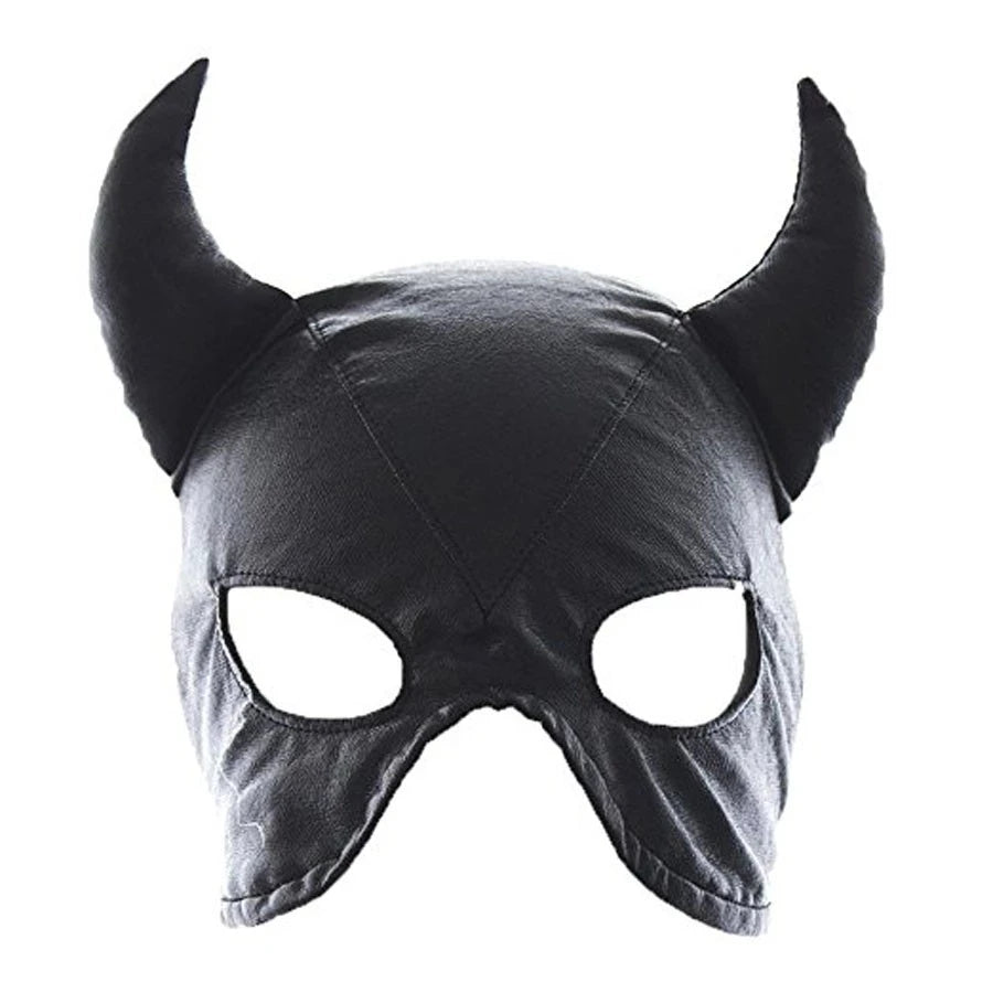 Leather Padded BDSM Head Harness Mask – image 7