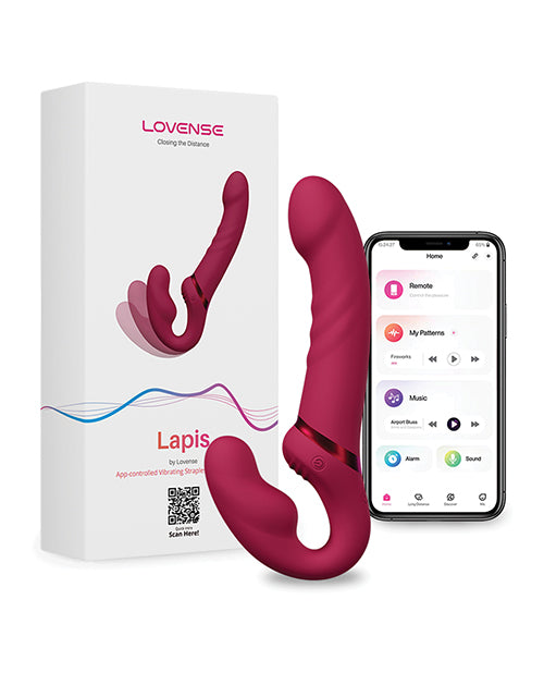 Lapis Vibrating Strapless Strap On – product image 2 – SKU LOV0227