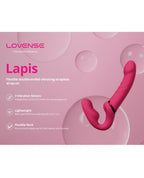 Lapis Vibrating Strapless Strap On – product image 3 – SKU LOV0227