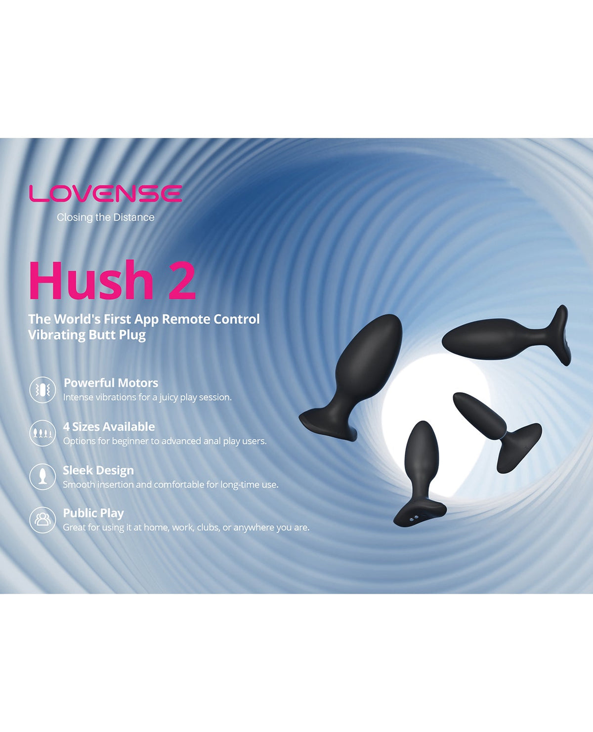 Hush 2 1" Butt Plug – product image 6 – SKU LOV9797
