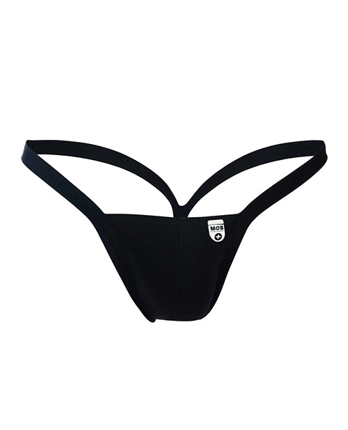 Y Buns Thong Black XL – product image 4 – SKU MBL52-BK-X0