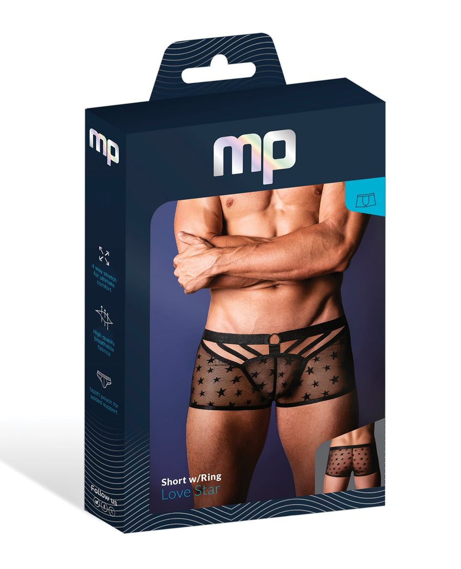 Love Star Short w/Ring – product image 3 – SKU MP122291-BK-S0