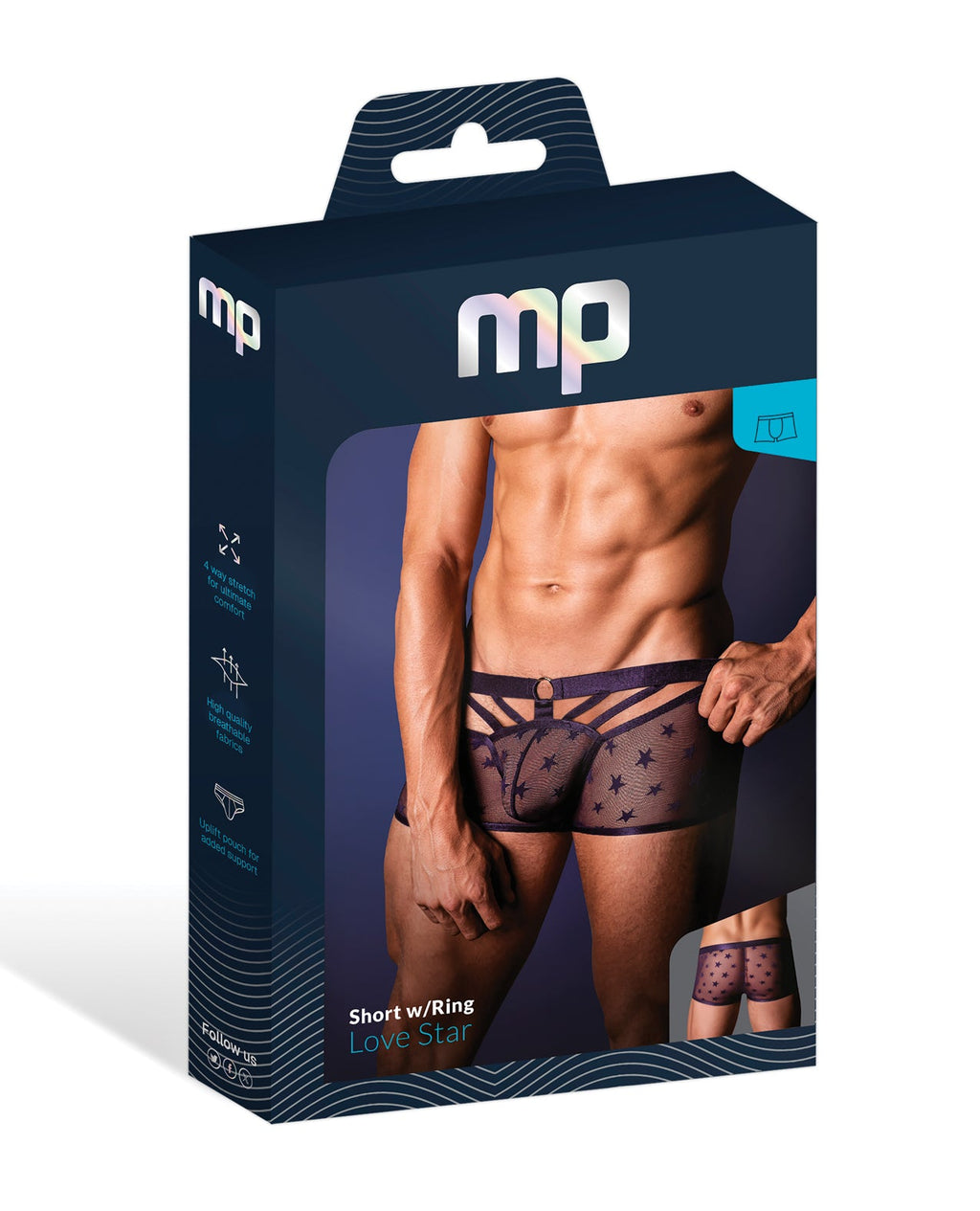 Love Star Short w/Ring – product image 3 – SKU MP122291-PR-L0