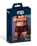 Kiss Me Stretch Mesh Mini Short Blk/Rd SM – product image 3 – SKU MP145232-BR-S0