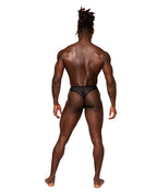 Sassy Lace Open Ring Thong Black S/M – product image 2 – SKU MP409280-BK-SM