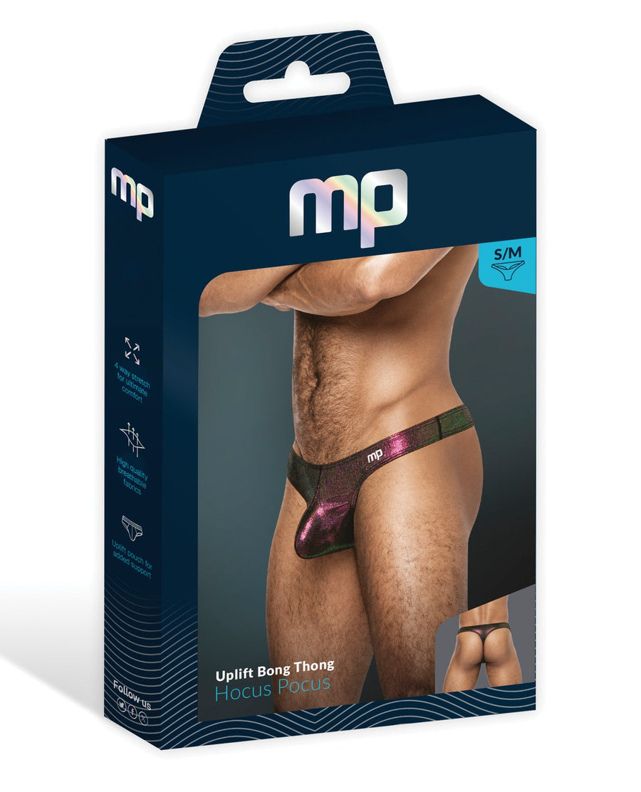 Hocus Pocus Stretch Poly Spandex Uplift Bong Thong Purple S/M – product image 3 – SKU MP443277-PR-SM
