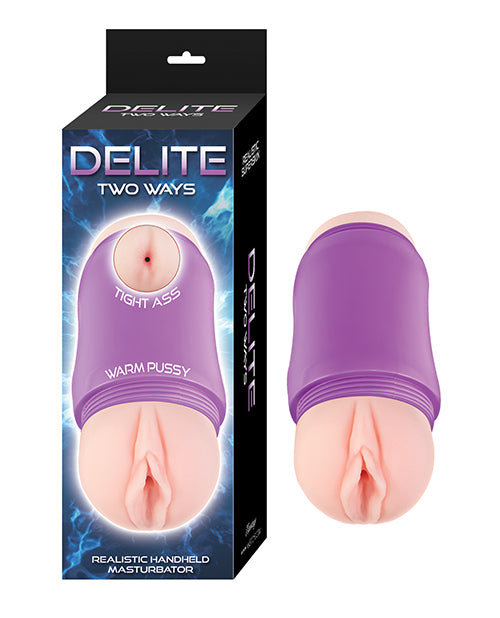 Delite Two Ways Vagina & Ass Masturbator – product image 1 – SKU NT3198