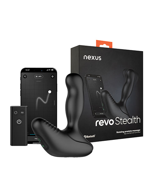 Revo Stealth App Enabled Rotating & Vibrating Prostate Massager – product image 1 – SKU NXREVOSAPP