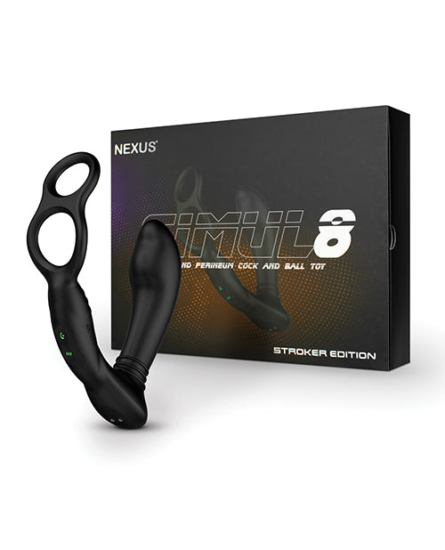 Simul8 Dual Anal & Perineum Cock & Ball – product image 1 – SKU NXSIM8ST