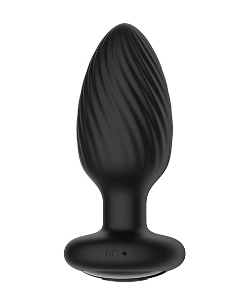 Tornado Rotating & Vibrating Medium Butt Plug w/Remote – product image 2 – SKU NXTOR002