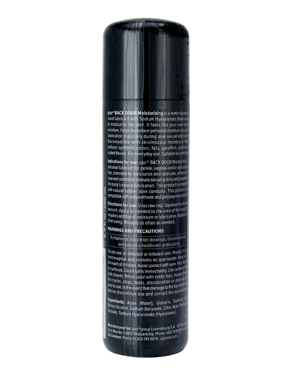 Back Door Anal Water Based Personal Lubricant – product image 2 – SKU PJPBC03005