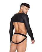 Master Crop Top Black SM – product image 2 – SKU ROLI665-BK-S0
