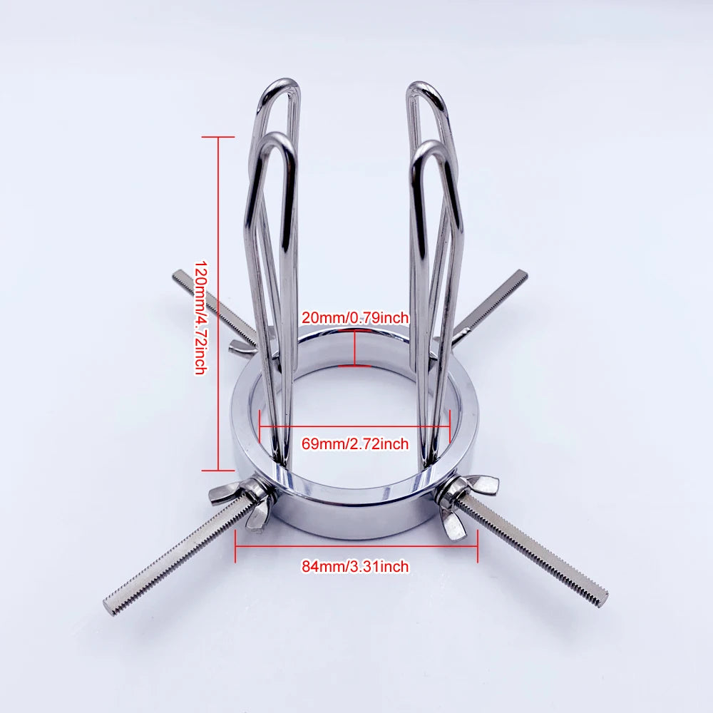 Adjustable Stainless Steel Anal-Vaginal Dilator – image 3