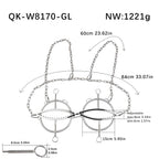 Metal Nipple Clamps with Spikes and Chain – image 3