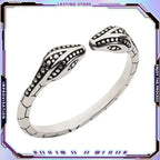Penis and Scrotum Restraint Ring, Stainless Steel Snake Head – image 2