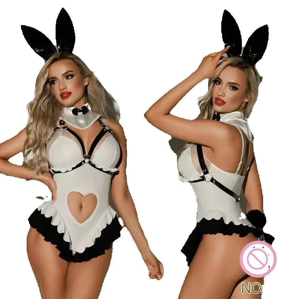 Push-Up Bunny Girl Lingerie Bodysuit – image 1