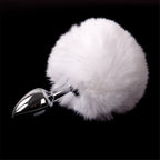 Rabbit Tail Anal Plug with Pull Beads – image 2