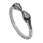 Penis and Scrotum Restraint Ring, Stainless Steel Snake Head – image 1