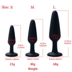 Silicone Anal Plug with Crystal Base – image 5