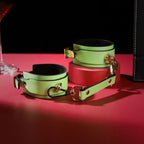 Fluorescent Leather Bondage Cuffs – image 4