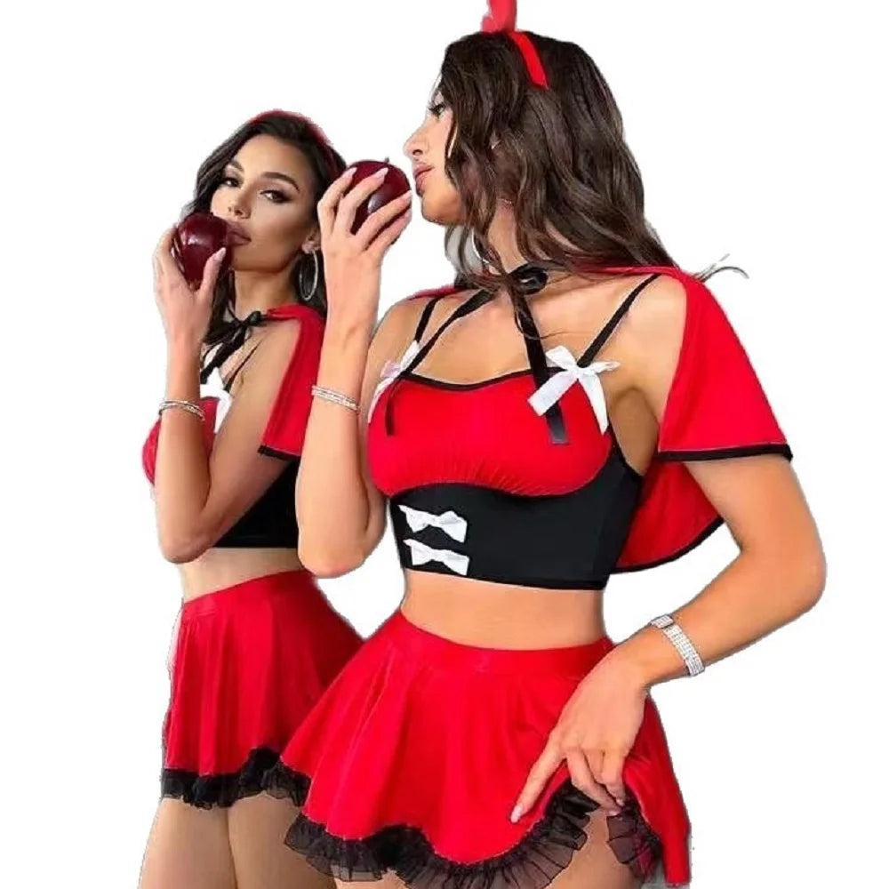 Women's Two-Piece Roleplay Lingerie Costume, XXL – image 5
