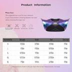 Men's Holographic Shoulder Armor Corset Crop Top – image 5