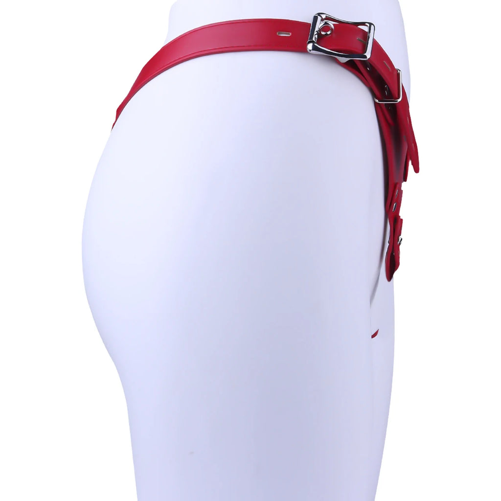 Adjustable Chastity Cage Auxiliary Restraint Belt – image 6