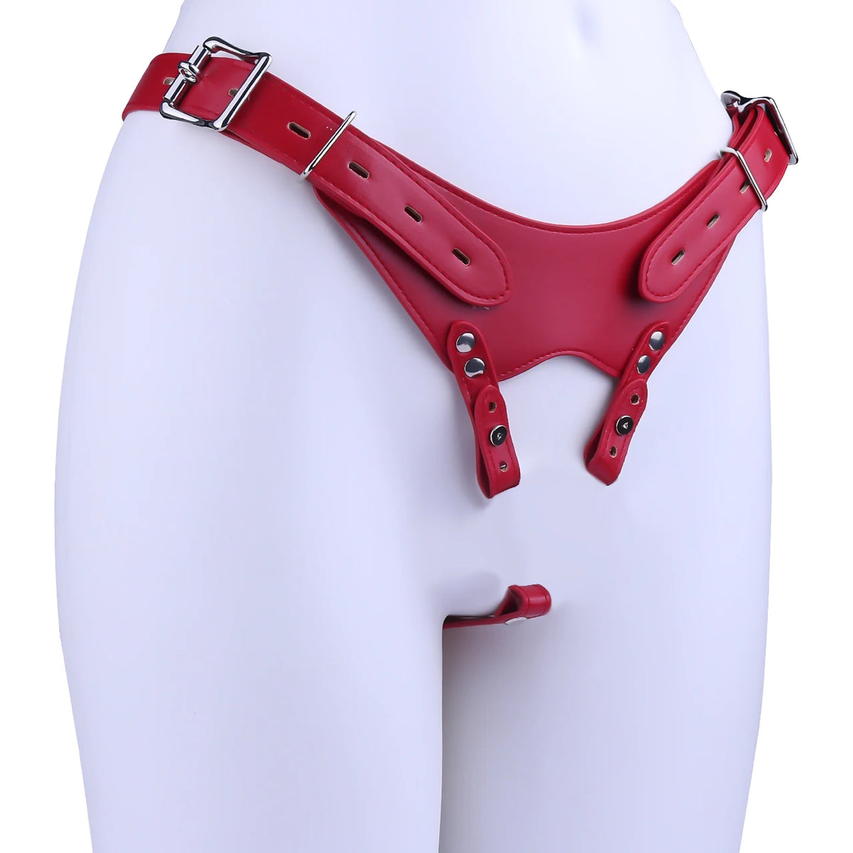 Adjustable Chastity Cage Auxiliary Restraint Belt – image 4