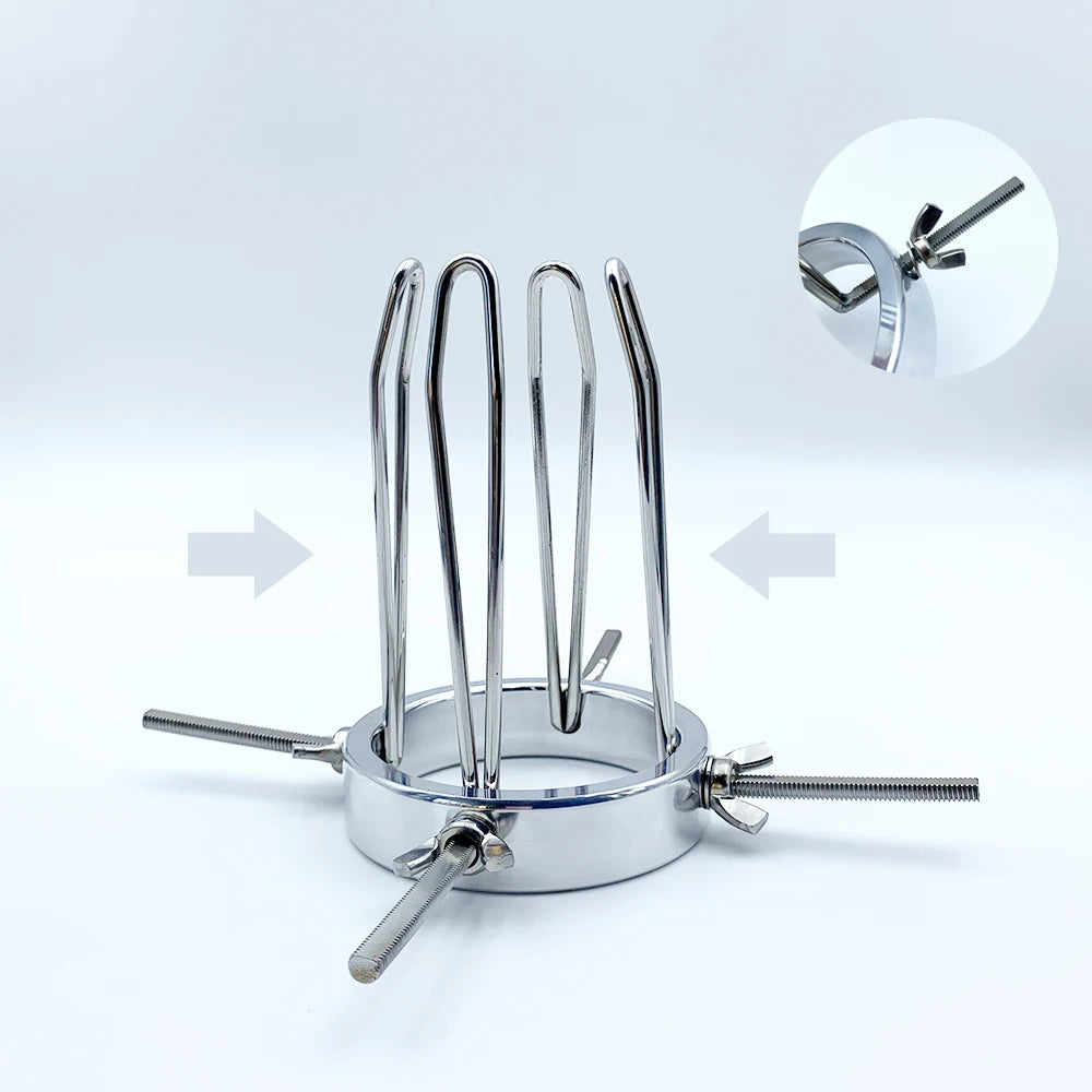 Adjustable Stainless Steel Anal-Vaginal Dilator – image 2