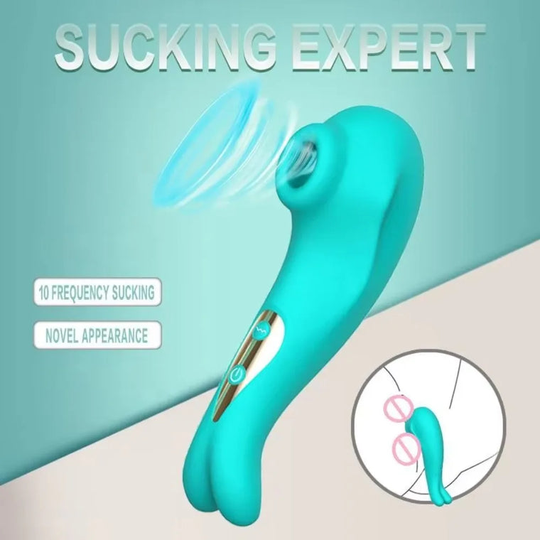 10-Frequency USB Rechargeable Clitoral Suction Stimulator – image 2