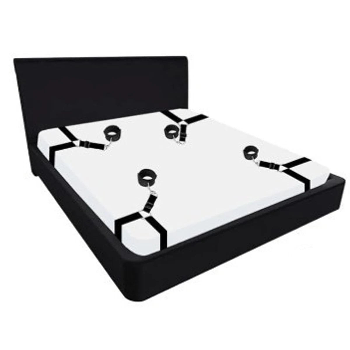 Bed Restraint System With Hand and Leg Cuffs – image 1