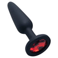 Silicone Anal Plug with Crystal Base – image 7
