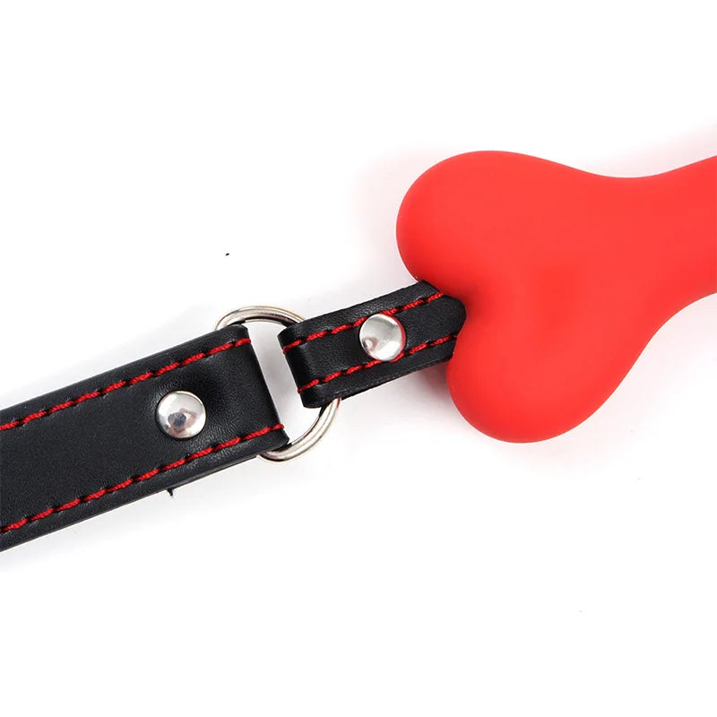 Silicone Open-Mouth Harness Ball Gag – image 4