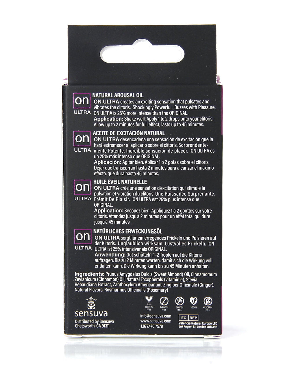 ON for Her Arousal Oil Ultra Medium Box – product image 1 – SKU SEN178-M